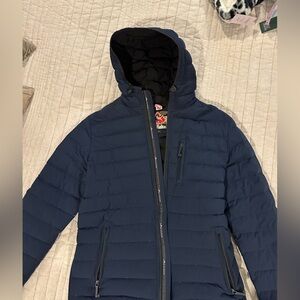 Men’s Moose Knuckles Down Jacket in Navy